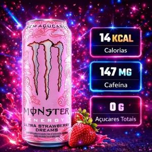 imagem do produto moster ultra strawberry dreams (rosinha)