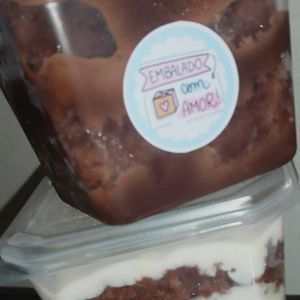 imagem do produto Massa chocolate - Recheio: Beijinho
