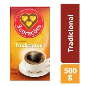 imagem do produto Café a vácuo 3 corações tradicional