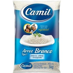 imagem do produto Arroz tipo 1 Camil 5kg