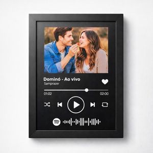 imagem do produto Quadro personalizado spotify