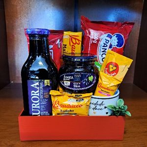 imagem do produto Cesta de café da manhã com suco e geleia