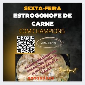 imagem do produto  Strogonoff de carne com Champion 