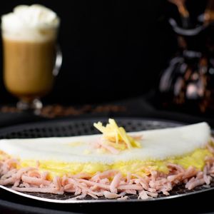 imagem do produto Tapioca recheada com presunto e queijo