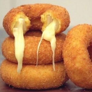 imagem do produto Kit anel de cebola recheada  com queijo 