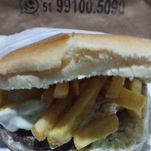 imagem do produto Xis da chapa com fritas 