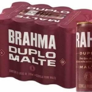 imagem do produto BRAHMA DUPLO MALTE CX C 12 UND LATA 350ML