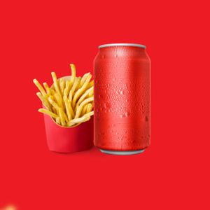 imagem do produto Batata P + Refri Lata