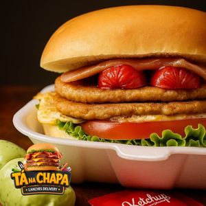 imagem do produto Lanche Baguncinha Duplo + Coca Lata 310ml 