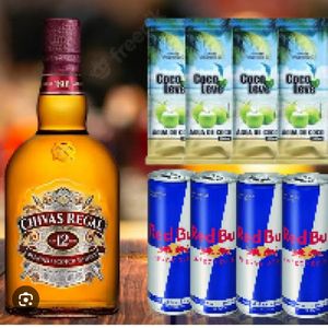 imagem do produto 1 CHIVAS 1 LITRO + 4 RED + 4 GELO DE COCO