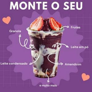 imagem do produto Monte seu proprio açai  P ( 350 ML)