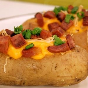 imagem do produto Batata recheada de calabresa, bacon e cheddar