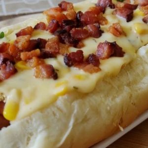 imagem do produto Cachorro quente de salsicha c bacon e catupiry