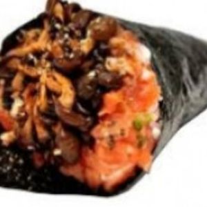 imagem do produto TEMAKI SALMÃO CRU COM SHIMEJE 