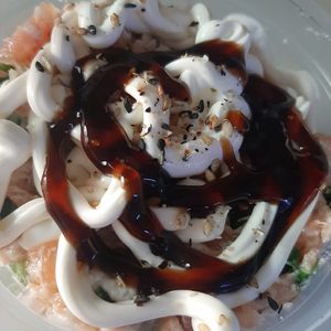 imagem do produto TEMAKI DE SALMÃO GRELHADO ABERTO COM ARROZ