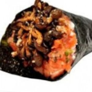 imagem do produto TEMAKI SALMÃO CRU COM SHIMEJE SEM ARROZ 