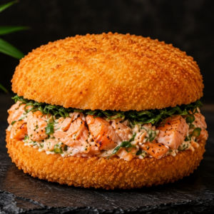 imagem do produto Hot Burguer Salmão Grelhado