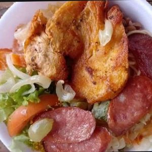 imagem do produto Filé de frango+linguiça calabresa.