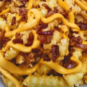 imagem do produto Batata Crinkle com Cheddar e Bacon