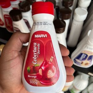 imagem do produto Cobertura sabor morango 300g
