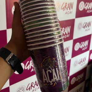 imagem do produto Copos biodegradáveis açaí 420ml
