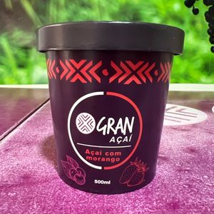 imagem do produto Pote de 500ml açaí +morango