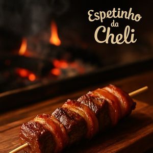 imagem do produto Espetinho de carne com bacon 