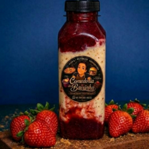 imagem do produto Açai cremoso com creme de morango 