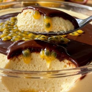 imagem do produto Mousse de maracujá com brigadeiro