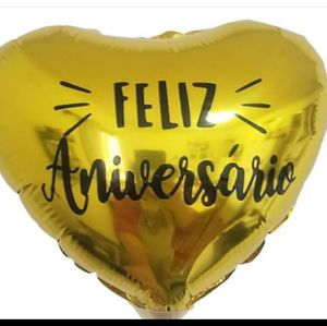 imagem do produto Balão coração Dourado
