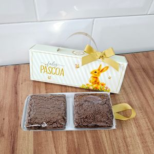 imagem do produto Maletinha com 2 brownies - Lembrancinha 100g