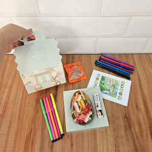 imagem do produto Casinha - Ovo kids com guloseimas 180g + canetinhas + mini Bobbie Goods