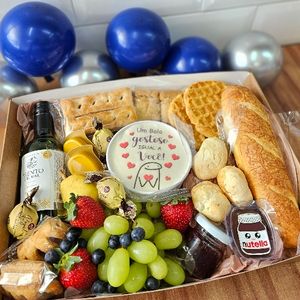 imagem do produto Box premium brunch - cesta presente - café da manhã/ tarde