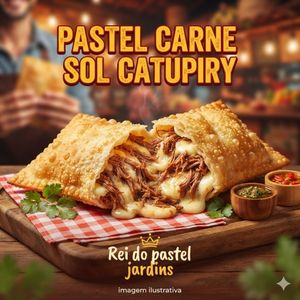 imagem do produto Pastel Carne de  sol  catupiry 