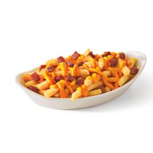 imagem do produto Batata frita com cheddar e bacon 250g (Peso congelado)