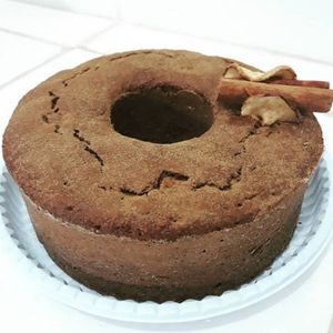 imagem do produto Maçã com canela e aveia, peneirado com canela em pó