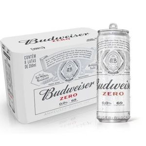imagem do produto CERV. BUDWEISER 00 ÁLCOOL LATA 350ML / GELADA 