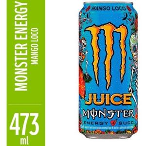 imagem do produto ENERGÉTICO MONSTER MANGO LOCO 473ML UNIDADE GELADA 