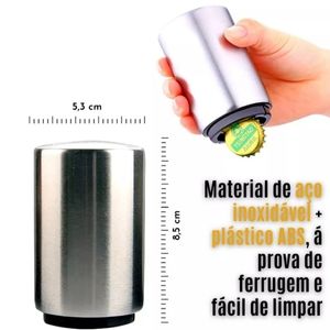 imagem do produto ABRIDOR DE GARRAFA AUTOMÁTICO MAGNÉTICO 