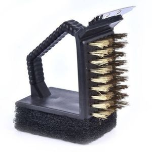 imagem do produto ESCOVA PARA LIMPEZA DE GRELHA E ESPETO 3 EM 1