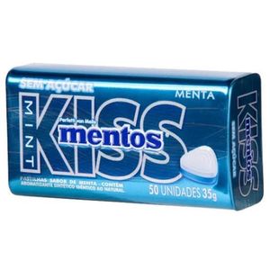 imagem do produto MENTOS KISS LATA 