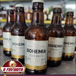 imagem do produto BOHEMIA PURO MALTE 300ML | CX.23 UNIDADES | NATURAL