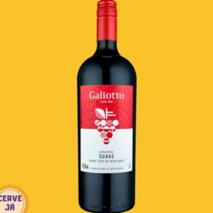 imagem do produto VINHO GALIOTTO TINTO SUAVE 1L
