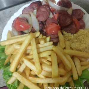 imagem do produto Calabresa c batata frita