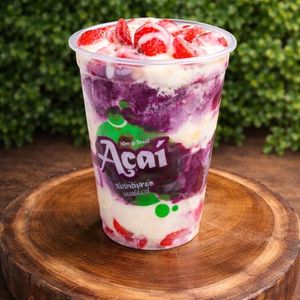 imagem do produto Copo 500ml (Açaí+ morango+ leite condensado e leite ninho)