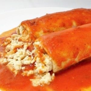 imagem do produto VEG01 - PANQUECA INTEGRAL DE RICOTA C/ MOLHO DE PALMITO
