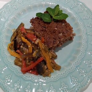 imagem do produto CAR05 - CAPONATA  DE BERINJELA COM KIBE DE FORNO 