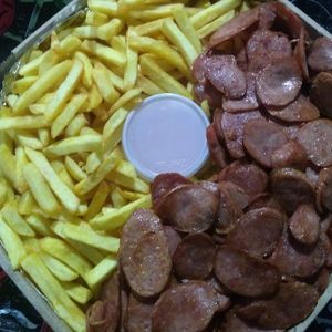 imagem do produto Calabresa com fritas- G
