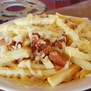 imagem do produto Batata frita queijo e bacon (grande)