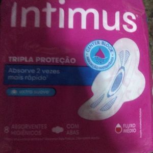 imagem do produto Absorvente Intimus com abas contém 8 unidades